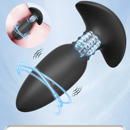APP Control Rotation Butt Plug Anal Vibrator for Men Women 360° Wiggle Prostate Massager Anal Plug for Gay Sex Toy for Men
