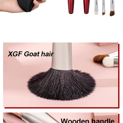 Mini Makeup Brushes Set Travel Friendly Professional Makeup Brush Set For Eyes Lips And Blush Application