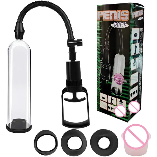 Male Penis Pump Penis Enlargement Vacuum Dick Extender Sex Toy For Man Cock Increase Length Enlarger Erotic Adult Sexy Products
