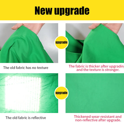 2.4x4 Background Frame black/white/Green/gray Screen Wall Foldable For Tiktok Live Photo Studio Kit Chromakey Green Screen Frame