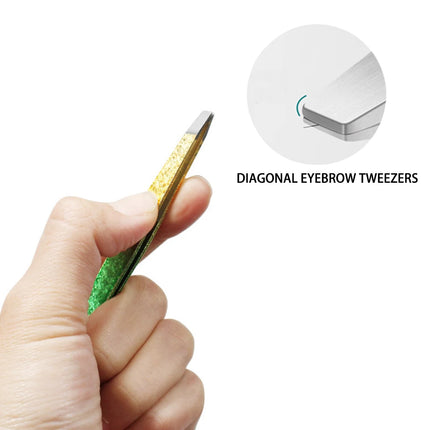 1/4PCS Eyelash Extension Tweezers Set Professional Stainless Steel Curved Tip Tweezers Pointed Tip Beauty Makeup Tool For Women