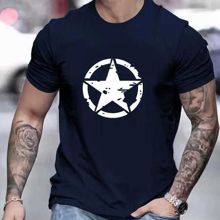 Fashionable And Personalized Men's T-shirt Motorcycle 3D Printed Harajuku Street Round Neck T-shirt Oversized T-shirt Casual Top