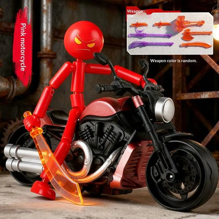 [JT]1Set Movable Assembled Robot Home Office Desk Ornaments Multi-jointed Matchmaker Decorative Creative Stickman Festival Gift