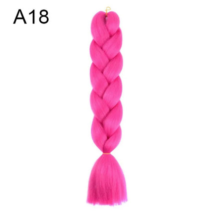 Synthetic Jumbo Braids Hair 24Inch Braiding Hair Extensions Ombre Fake Hair For Crochet Box Braid Blue Purple for Women
