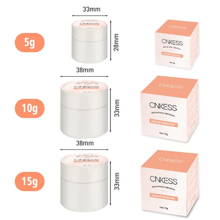 CNK  brand 5G 10G 15G eyelash extension gel cream safety makeup remover inventory, eyelash glue removal cream factory wholesale