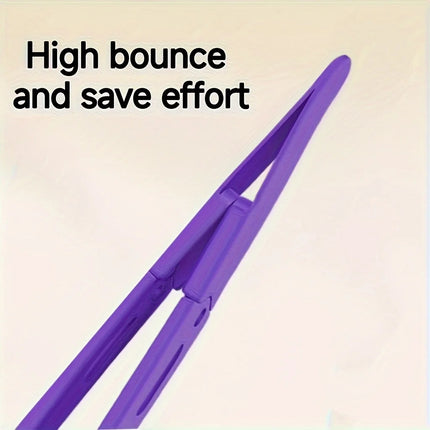 Professional Stainless Steel Tweezers Set for Eyebrow Eyelid & Facial Hair Removal Heavy-Duty Oblique Pointed Tip with Anti Slip