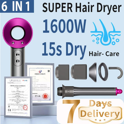 110V Professional Dryer for Curly or Straight Styles Negative Ion Hair-care Hair dryer High Speed household Blow Dryer Gift Idea