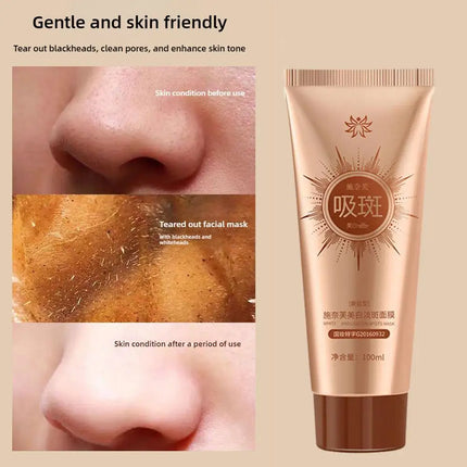 Spots Peel-Off Facial Mask Anti-Blemish Freckle Brightening Off Mask Deeply Clean Pore Tightening Moisturize Glowing Skin