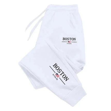 2026 Spring Summer Fashion Print Men's Sweatpants Versatile Soft Sports Casual Trousers Drawstring Hot Sales Jogging