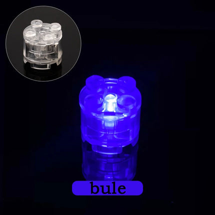 5/10pcs 2x2 dot LED Light Up Colorful Accessories Classic Brick Education Light-Emitting Compatible Leduo Building Blocks Kid