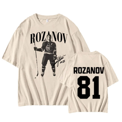 24 Hollander Montreal Voyageurs Club T-Shirt Men Women Heated Rivalry Ilya Rozanov 81 T-Shirt High Quality Tees Shirts