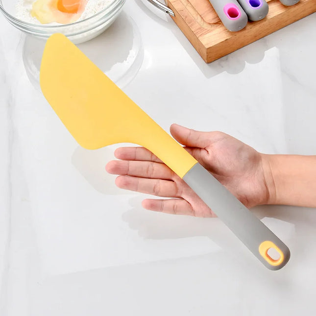 Silicone Spatula Heat Resistant Non-stick Kitchen Turner Spatula for Baking Cake Mixing Cooking Utensils with Ergonomic Handle