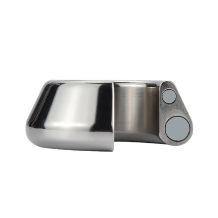 Stainless steel Magnets Cock Ring For Men Penis bondage lock Delay Ejaculation Penis Rings Weight Cockring Male Adult Sex Toys