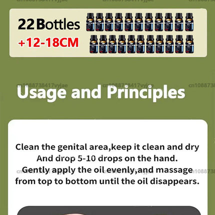 Penis Permanent Thickening Growth Big Penies Enlargement Oils Man Cock Erection Enhance Men Dick Enlarge Liquid Products