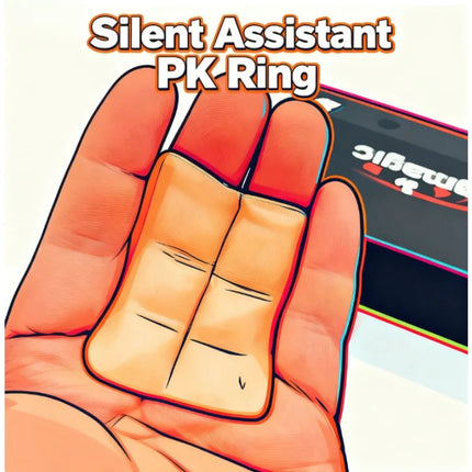 SansMinds Silent Assistant PK Ring Set of 2 Magnetic Switching Magic Ring Close Up Card Magic Professional Stage Performances