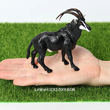 Realistic Farm Animal Shropshires Merino Sheep Goat Argali Antelope Gazella Waterbuck Model Figures Birthday Christmas Toys Gift