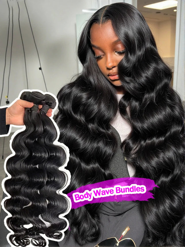 Body Wave Raw 1 3 4 Human Hair Bundles Unprocessed Human Hair Wavys Double Drawn Weft Virgin Hair Bundles Weave Extensions