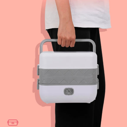 Electric Lunch Box Pluggable Heating Single Layer Insulation Office Workers Portable Hot Vegetable Cooking Bento Lunch Box
