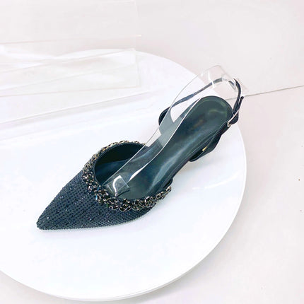 Insightlink Lady High Heels Crystals Shoes and Bag Set Rhinestone Handbag with Sandals for Wedding Gems Clutch Purse with Shoes