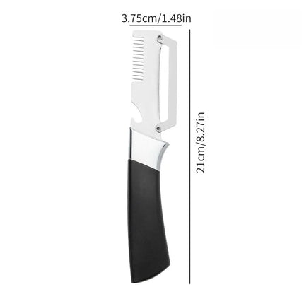 2 in 1 Stainless Steel Super Sharp Ergonomic Design Multifunctional Peeler Vegetable Fruit Kitchen Tool for Home