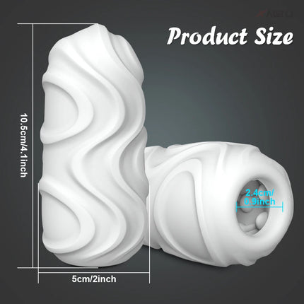 Manual Sucking Extrusion Male Masturbators, Portable Transparent Pocket Pussy Stroker Vagina Textured Blowjob Machine Toys Penis