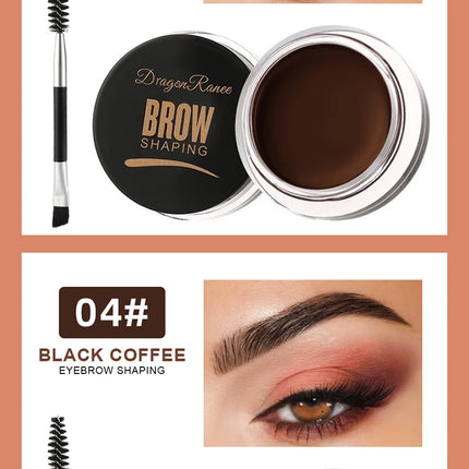Matte Brown Black Wild Eyebrow Cream 3D Natural Tint Eyebrow Enhancers Gel Wax Waterproof Lasting Eye Makeup Cosmetic Tools