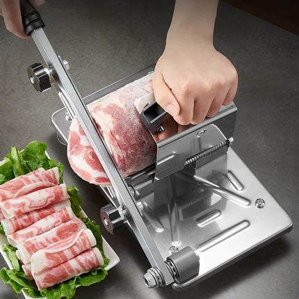 GIANXI Pork Belly Vegetable Slicer Frozen Meat Processor Cutting Machine Mutton Rolls Cutter Fruit Easy Slicer Kitchen Accessory
