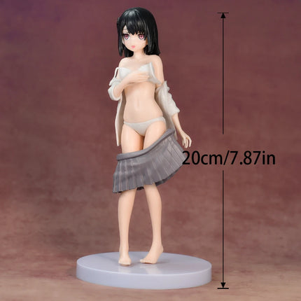 20cm Bfull FOTS JAPAN Anime Figure Bfull More Check Shizuku Sexy Girl Action Figure Adult Collectible Model Doll Toy Gift