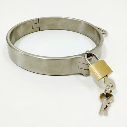 Metal BDSM Locks Neck Collar Hand Ankle Cuffs Adult Games Slave Restraints Adult Toys Sex Game for Couples Bondage Handcuffs