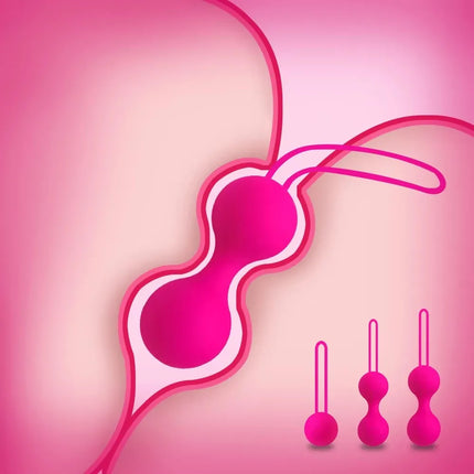 Silicone Kegel Exercise Balls – Vaginal Tightening Machine with Geisha Round Design, Essential Women’s Intimate Fitness Toy