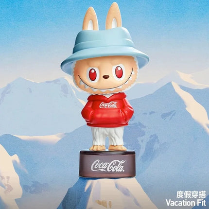 Official genuine POPMART THE MONSTERS Coca Cola figurine blind box LABUBU ornament decoration for girls birthday gifts