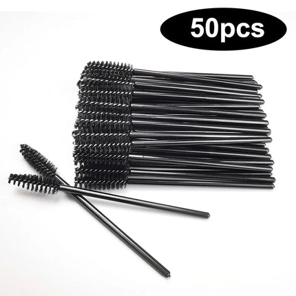 Wholesale Eyelash Brush Mascara Wands Wholesale Spoolies Eyebrow Lash Cleaning Brushes Applicator Makeup Tools 50/1000/2000pcs
