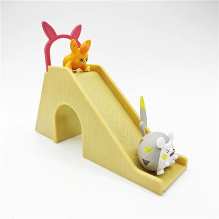 Genuine Rement Pokemon Forest Recreation Ground Series 6 Pcs Blind Box Desktop Ornament Birthday Present Children's Toys