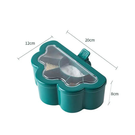 Creative 6 In 1 Cloud-shaped Seasoning Jar Household Moisture-proof Spice Rack Outdoor Camping Seasoning Bottle Kitchen Gadget