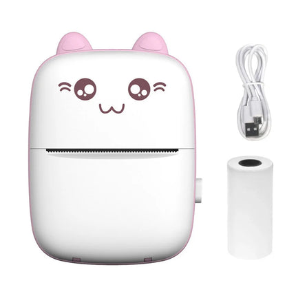Portable Printer Mini Pocket Wireless Bluetooth Thermal Printers for Android iOS Smartphone  BT Inkless Printing Gift for Kids