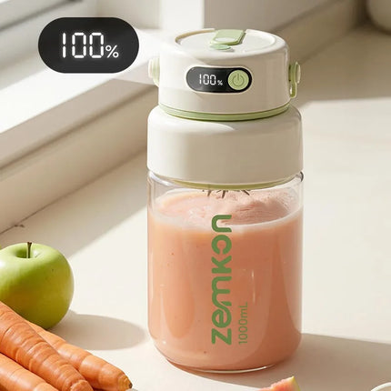 1000ML Portable Electric Juicer Blender USB Fruit Mixers Fruit Smoothies Machine Multifunctional Mixer Juice Maker