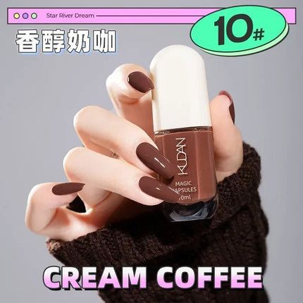 Water-based Nail Polish Tearable Baking Free Solid Color Nail Polish Gel Professional Semi-Permanent Varnish Nail Salon Polish
