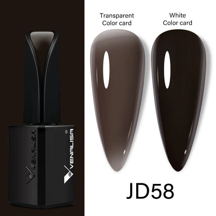 Venalisa15ML Silky Matte TPO FREE Topcoat No Cleaning Nail Lacquer Full Coverage Long Lasting Gorgeous Color Nail Varnish