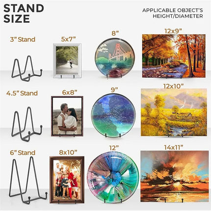 Iron Art Magazine Display Stand Dish Rack Plate Bowl Picture Frame Photo Book Pedestal Holder Home Decoration Storage Ornaments