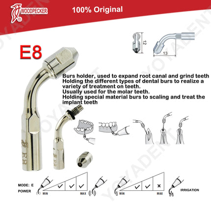 Woodpecker Tips DTE Dental Ultrasonic Endo Scaler Tips Scaling Tips Fit EMS UDS NSK SATELEC Scaler Handpiece Dentistry Tools