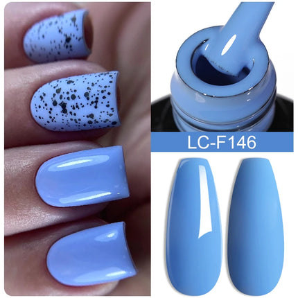 LILYCUTE 7ML Glitter Gel Nail Polish Sparkling Semi Permanent UV Gel Colorful Shinning Gel Varnish Nail Art Soak Off UV LED Gel