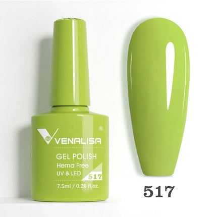 7.5ml Venalisa TPO FREE HEMA FREE Gorgeous Color Nail Gel Polish Long Wear Soak Off UV LED Gel Varnish Nail Manicure Gel Varnish