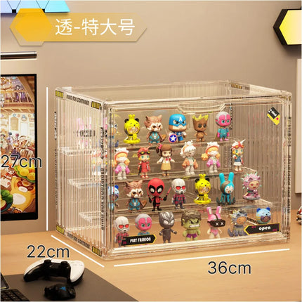 Transparent Miniature Display Box Containerized Designs Acrylic Storage Box Collectible Figures And Blind Box Storage Box