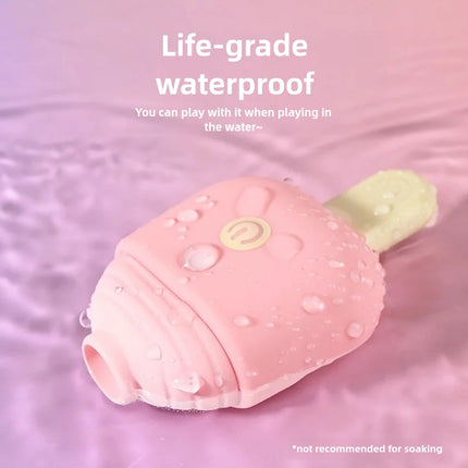 Ice cream portable vibrating sucking masturbation massager clitoris nipple vibrating sucking stimulator sex toys adult products