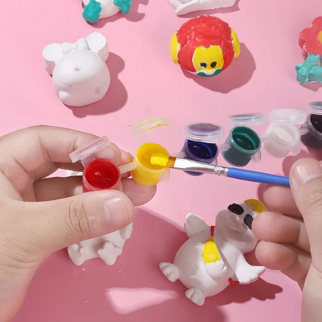 2 Boxes White Blank Gypsum Dolls Children DIY Handmade Graffiti Toys for Kids Birthday Party Favors Kindergarten Prizes Pinata