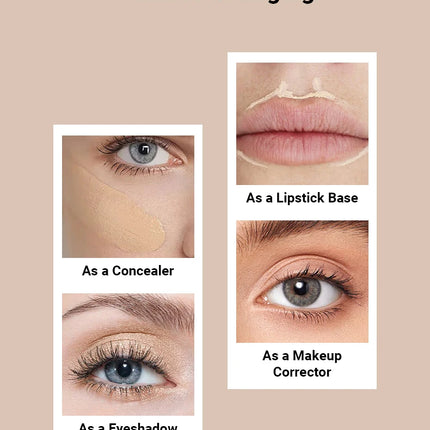 Flawless All Day: 8 Color Waterproof Concealer Foundation For Women Makeup Full Coverage Long Lasting Moisturizing
