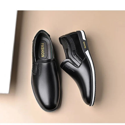 Luxury Men's Leather Shoes Comfortable Loafers Slip on Male Moccasins Non Slip Driving Shoes High Quality Men Shoes Plus Size