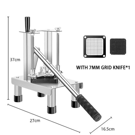 Multifunctional Machine Commercial Vegetable Fruit Chopper Dicer Cutting Machine Stainless Vertical Dicer Steel Potato Cutter