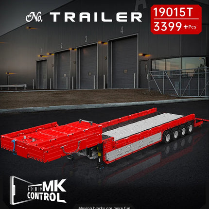 Mould King 19015T Technical Car Building Block APP& RC Remote Control Trailer Model Set Assembly Truck Brick Kids Christmas Gift
