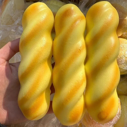 Wet Soft Twisted Dough Sensory Fidgets Toys Squishy Simulated Bread Squeeze Toy for Adults Hand Exercise Squeeze Gifts